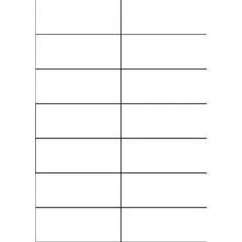 Samolepící etiketa Samolepící ETIKETY 105x42,4 mm na A4 - 100 listů