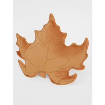 Podzimní polštář Javorový list - terakota