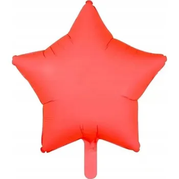 Balónek Fóliový balónek Hvězda Červená 45 cm – PÁRTY BALÓNKY