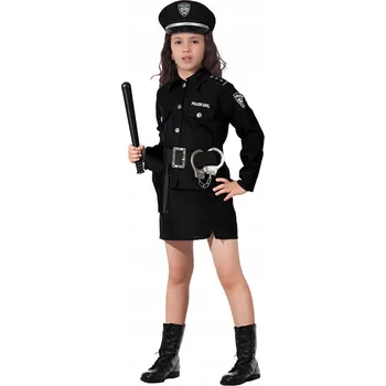 Karnevalový kostým Kostým 152 cm Policistka Karnevalový Maškarní