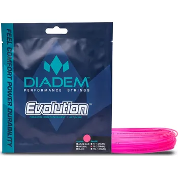 Struna na výplet tenisové rakety Výplet Diadem Evolution (12m) Barva: Modrá, Průměr výpletu: 1.25 (17) mm