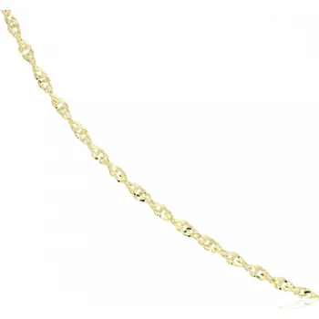 Náramek Zlatnictví Helios Zlatý dámský točený náramek Velikost: 17cm, Váha: 1,10g