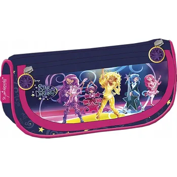 Penál Školní penál pouzdro dvoukomorové STAR DARLINGS St. Majewski 2286