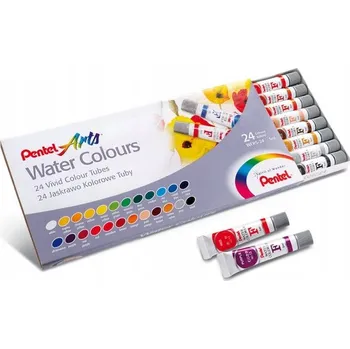 Vodová barva Akvarelové barvy Pentel 24 ks x 5 ml