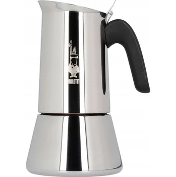 Příprava kávy Moka konvička Bialetti New Venus 10 šálků, indukce