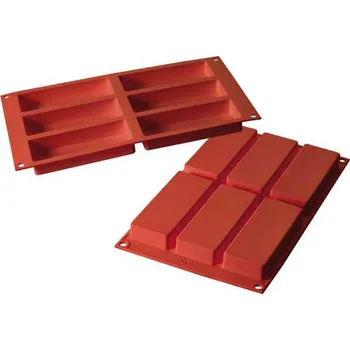 Nádoba na pečení SILIKOMART SILIKONOVÁ FORMA (TERAKOTA) - KVÁDR 110ml