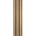 ALFIstyle Akustický obkladový panel, MDF, PES, 2440 × 605 × 21 mm, dub hnědý 241129454