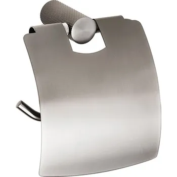 Bemeta Design GRINO: Držák toaletního papíru s krytem, grafit mat - 173112012