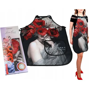 Kuchyňská zástěra Kuchyňská zástěra - L. Lozano, Květiny na hlavě (CARMANI)