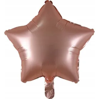 Balónek Fóliový balónek HVĚZDA TOFFEE hélium 45cm KARAMEL