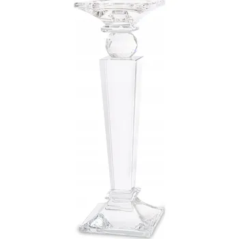 Svícen Luxusní skleněný svícen na svíčku, dekorace glamour dárek