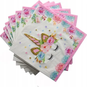 Obraz PAPÍROVÉ UBROUSKY narozeninové JEDNOROŽEC unicorn