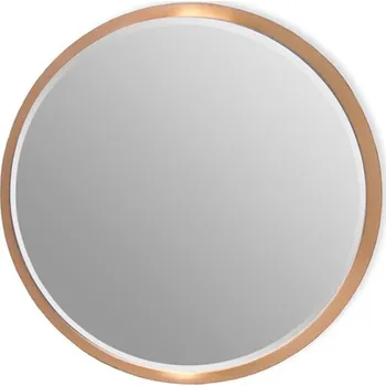 Zrcadlo Kulaté zrcadlo ve zlatém rámu, průměr 60 cm 12F-361