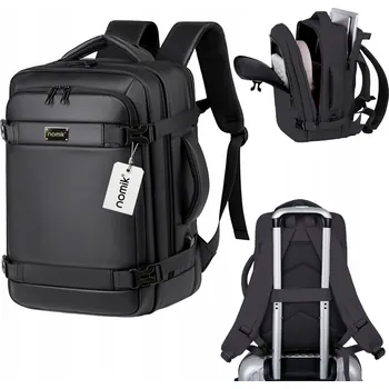 Městský batoh Batoh do letadla 40x25x20 Ryanair Wizzair kabinové příruční zavazadlo černý