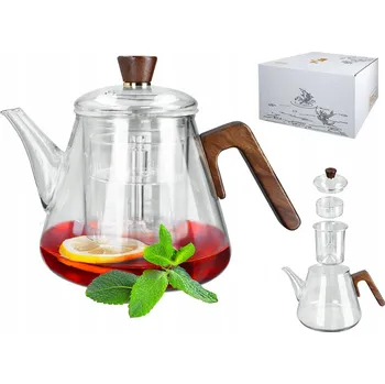 Konvice na čaj Skleněná konvice Hanipol 1 l