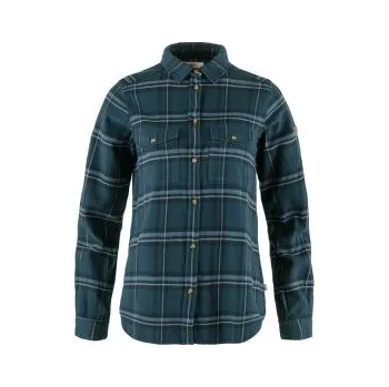 Dámská košile Fjällräven Övik Heavy Flannel Shirt Women Indigo Blue-Dark Navy modrá XL