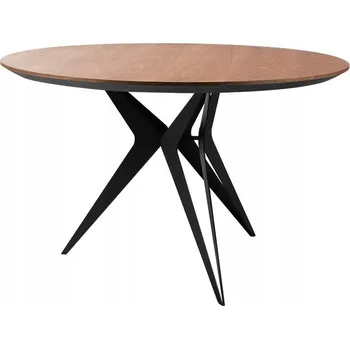 Jídelní stůl Stůl kulatý Euro-Home 120 x 120 x 75 cm dub ořech