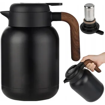 Termoska Termos na nápoje Bedee 1,5 l černý