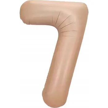 Balónek Fóliový balónek Karamelová číslice 7 SEDMIČKA na hélium 100 cm