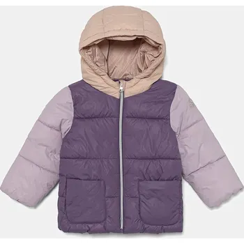 Dětská bunda United Colors of Benetton 2NQRGN03V.P.seasonal fialová 45X, vel. 110