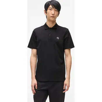 Pánské oblečení TRIČKO KARL LAGERFELD IKON JERSEY SSLV POLO BLACK