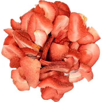 Sušené ovoce Jahody plátky sušené mrazem 100 g