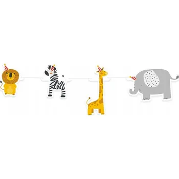 Banner Safari 300 cm Girlanda Zvířata