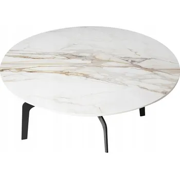 Konferenční stolek Kulatý konferenční stolek Euro-Home 90 x 90 x 36 cm bílý