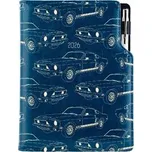 Diář DESIGN týdenní B5 2026 český - modrá - Mustang