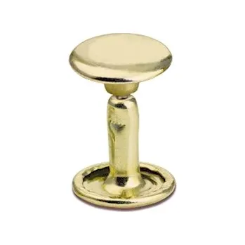 Nýt Tandy Leather Sedlářské nýty Zavřené z Mosazi 100ks Velikost: Malé - průměr 6 mm, délka 6 mm, Materiál.: SB - Solid Brass - Mosaz