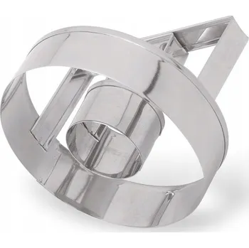 Obraz Ocelové vykrajovátko na domácí donuty a sušenky | průměr 8,5 cm