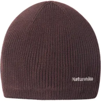 Čepice Naturehike zimní outdoorová pletená čepice s PU vrstvou 97g – hnědá