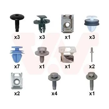 Montážní sada, blatník VAN WEZEL 0991796