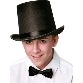 Karnevalový doplněk Ptákoviny CB Cylindr filcový vysoký - 15cm