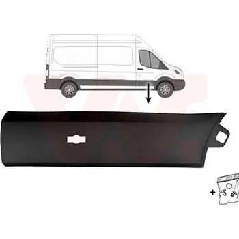 Lišta karosérie Ozdobná / ochranná lišta, dveře VAN WEZEL 1992424