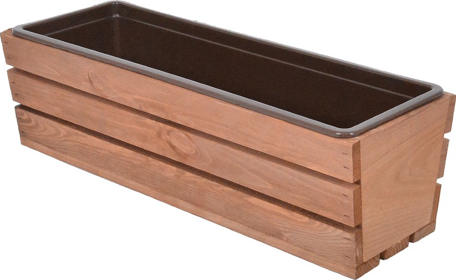 Dřevěný truhlík MODERN Rojaplast