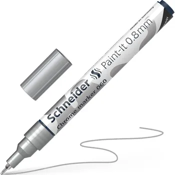 SCHNEIDER Marker Schneider Paint-It 060 Chrome Metallic, hrot 0,8 mm - stříbrný 609356