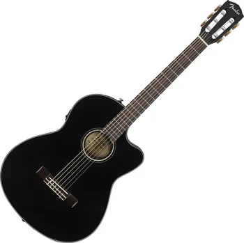 Strunný nástroj Fender CN-140SCE WN 4/4 Black Klasická kytara s elektronikou (Jako nové)