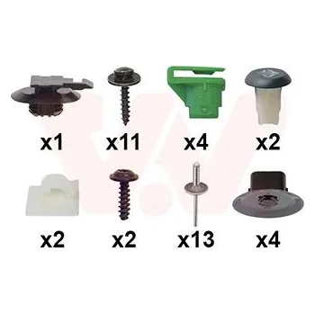 Nárazník Montážní sada, nárazník VAN WEZEL 4422793