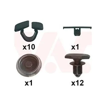 Karosérie Montážní sada, víko motoru VAN WEZEL 5710797