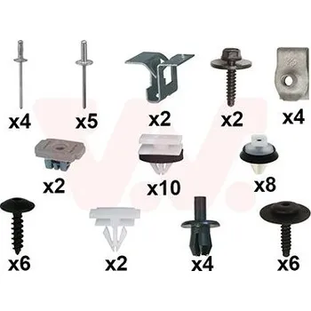 Nárazník Montážní sada, nárazník VAN WEZEL 0949793