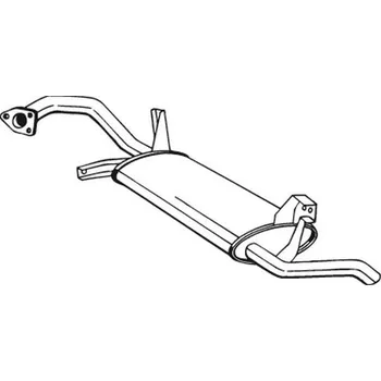 Tlumič výfuku Zadní tlumič výfuku BOSAL 177-105