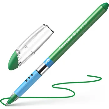 SCHNEIDER Kuličkové pero Schneider Slider Basic XB - zelená náplň 609422