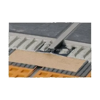 Stavební profil DILEX-BWB dilatace PVC, H=15mm, šířka: 10mm - Šedá