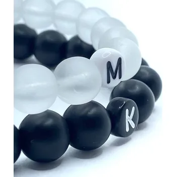 Náramek Náramky pro páry s iniciály