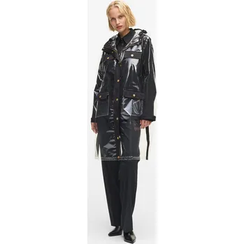 KABÁT KARL LAGERFELD CLEAR FASHION RAINCOAT CLEAR/BLACK