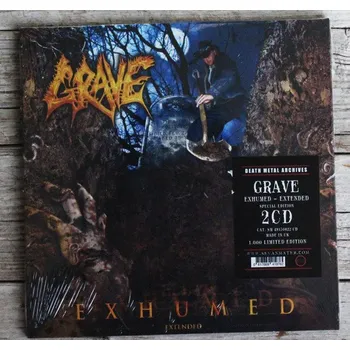 Zahraniční hudba GRAVE - EXHUMED - EXTENDED / 2 CD IN 7" SLEEVE
