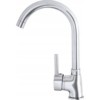 Vodovodní baterie Stojánková kuchyňská baterie Brenor Algea chrom stříbrná