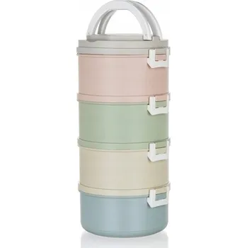 Dóza na potraviny Jídelní box Banquet 4patrový vícebarevný 2,8 l