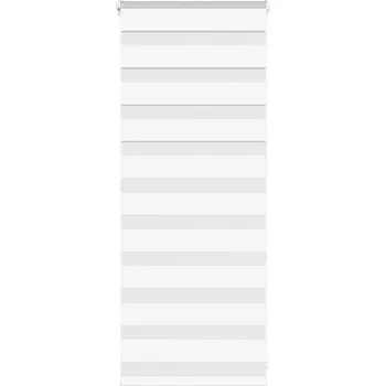 Zebra roleta bílá 60x100 cm šířka látky 55,9 cm polyester